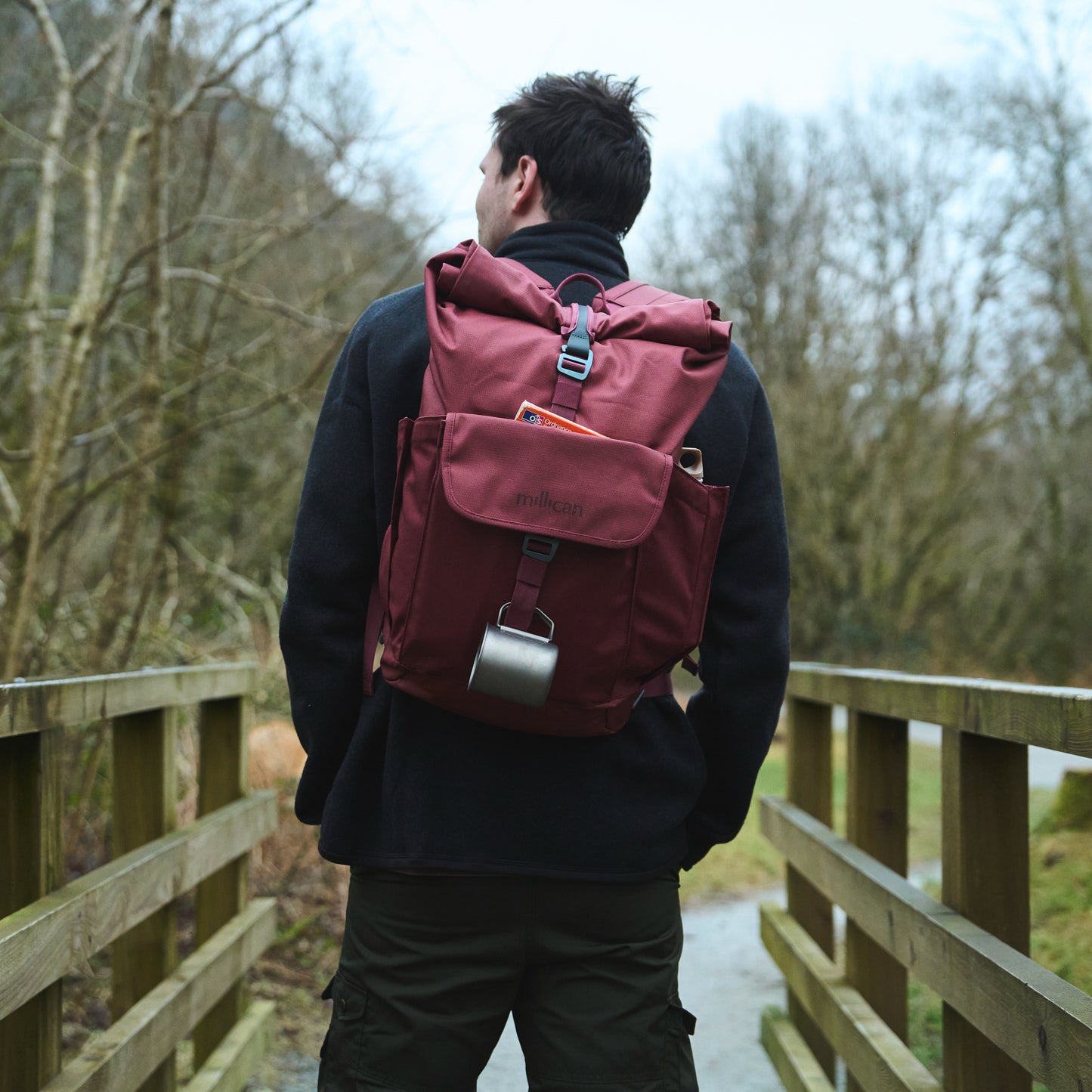 Smith The Original Roll Pack 25L (Rust) - Lifestyle