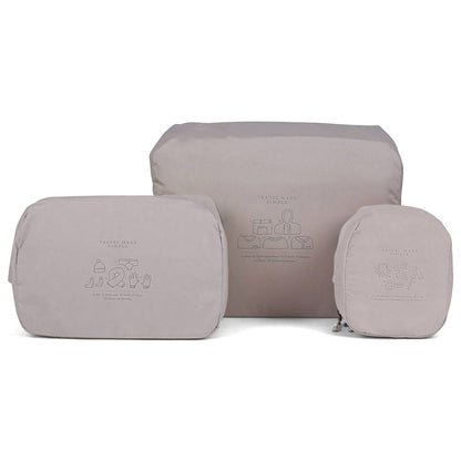 Packing Cube (Set of 3) Storage Bag (Stone)